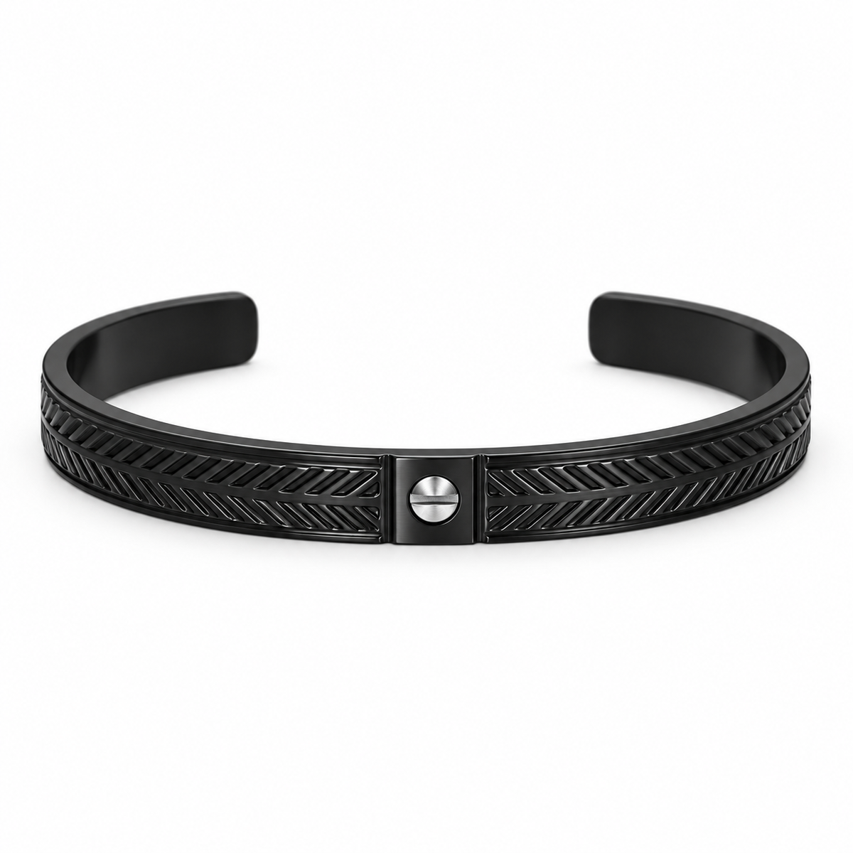 BRACELET H JONC ACIER INOX