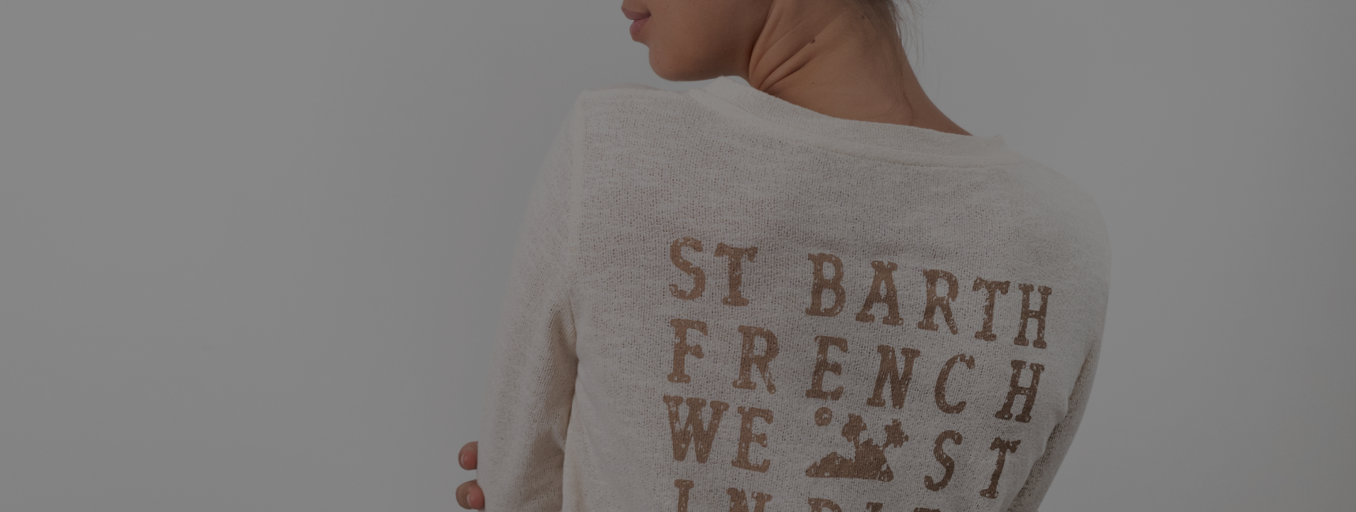 ST BARTH FRENCH WEST INDIES ST BARTHS ST BARTS BEACH SHITE SAND HOODIE RELAX WOMAN LUXURY