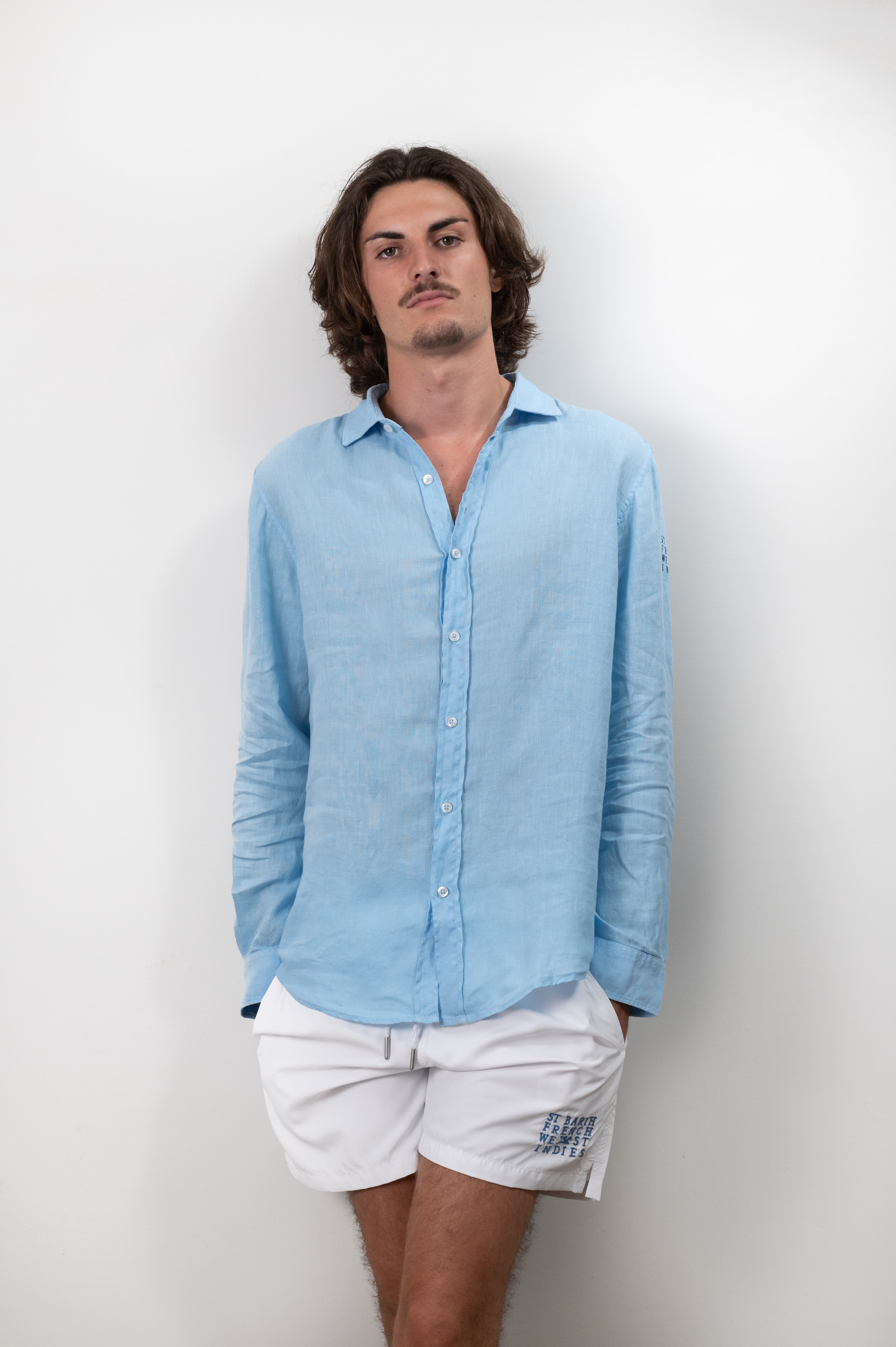 ST BARTH FRENCH WEST INDIES ST BARTHS ST BARTS LUXURY COMFORT LINEN SHIRT