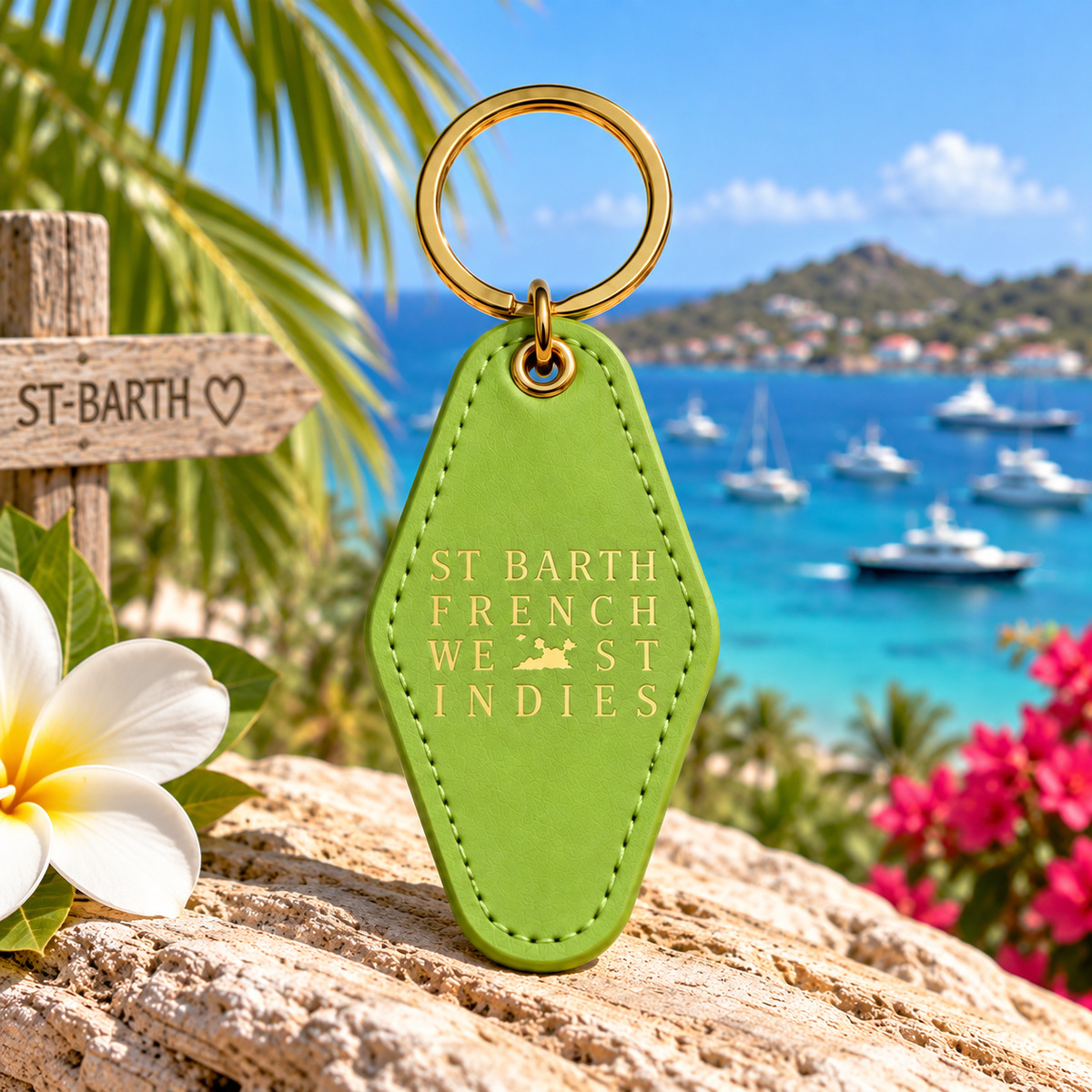 LEATHER KEYRING