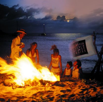 ST BARTH FRENCH WEST INDIES ST BARTHS ST BARTS BIRTHDAY PARTY BEACH CELEBRATION ANNIVERSARY 